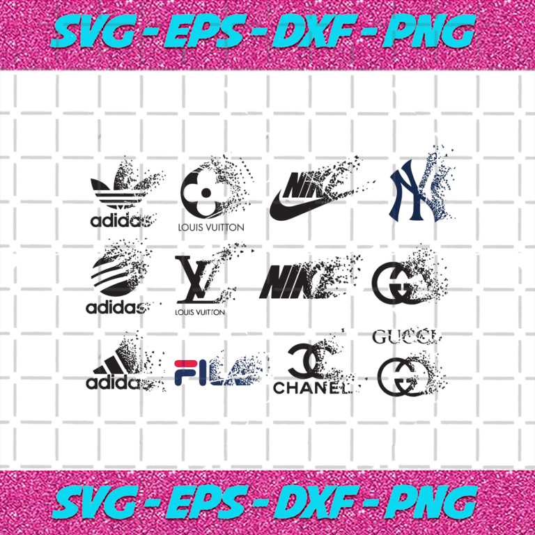 Fashion Brand Logo Bundle Svg Trending Svg Fashion Brand Logo Adidas