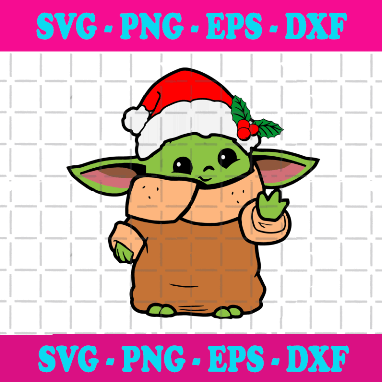 Christmas Baby Yoda Christmas Svg Xmas Svg Baby Yoda Svg Christmas