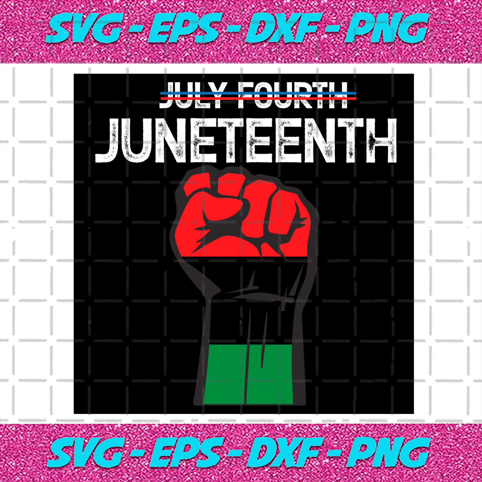 Juneteenth Fist American African Svg Juneteenth Svg Fist Svg