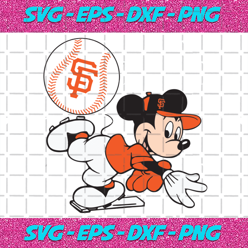 San Francisco Giants And Mickey Svg Sport Svg San Francisco Giants