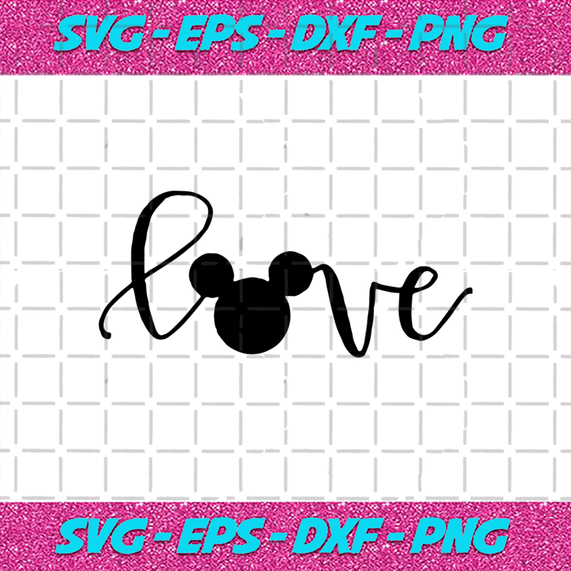 Mickey Mouse Love Svg, Trending Svg, Love Svg, Mickey Svg, Mickey Mouse ...