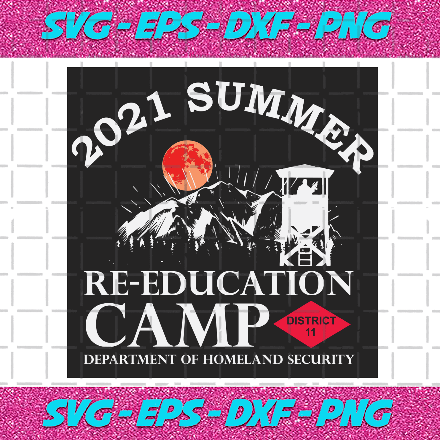 2021 Summer Reeducation Camp Trending Svg Summer Camp Svg Summer