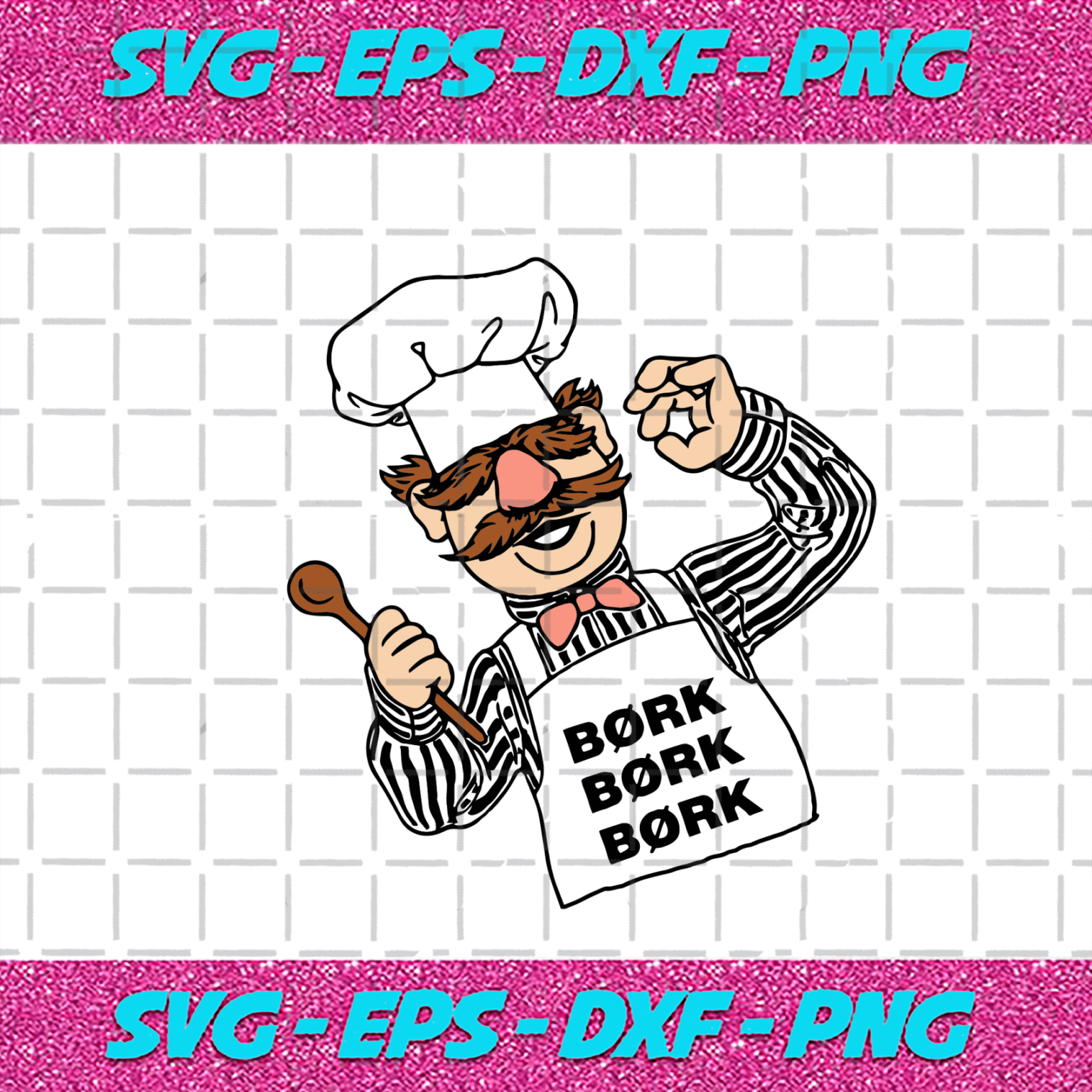 Muppets Swedish Chef Svg, Trending Svg, Muppets Svg, Swedish Chef Svg ...