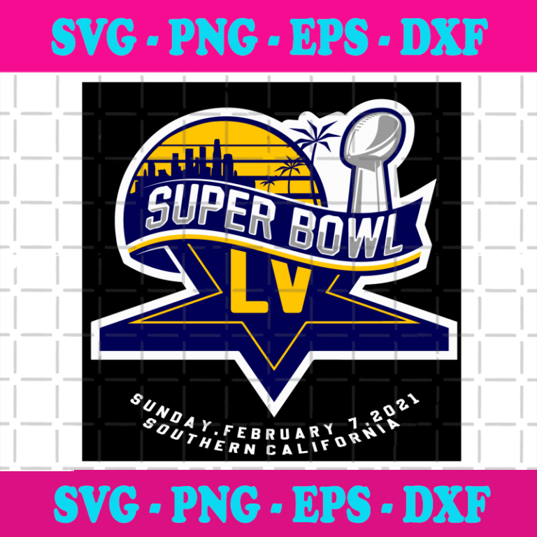 Super Bowl LV 2021 Svg, Sport Svg, Super Bowl 2021 Svg, NFL Svg ...