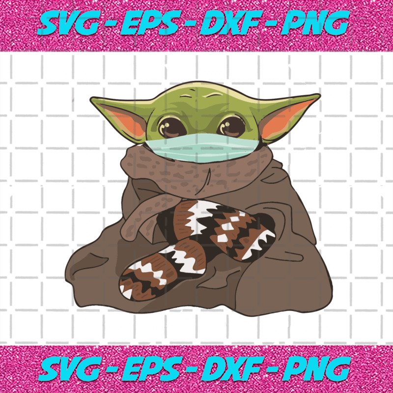 Baby Yoda Wears Face Mask Svg, Trending Svg, Baby Yoda Svg, Face Mask ...