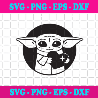 Valentine Baby Yoda Svg, Valentine Svg, Baby Yoda Svg, Star Wars Svg ...