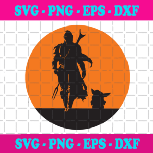 The Mandalorian And Baby Yoda Svg, Trending Svg, The Mandalorian Svg, Baby Yoda Svg, Mandalorian And Yoda, Yoda Sunset Svg, Mandalorian Sunset Svg, Mandalorian Characters, Sunset Svg, Dusk Svg