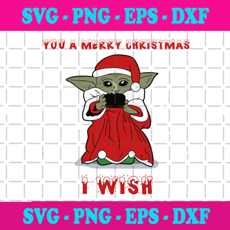 I Wish You A Merry Chrithmith Yoda Svg, Christmas Svg, Xmas Svg