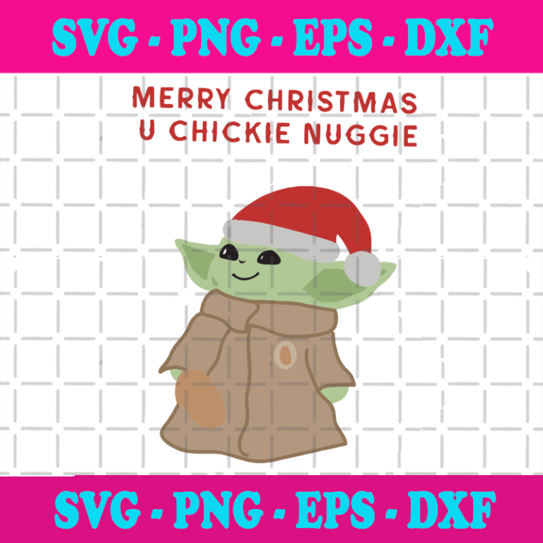 Merry Christmas U Chickie Nuggie Svg, Christmas Svg, Merry Christmas