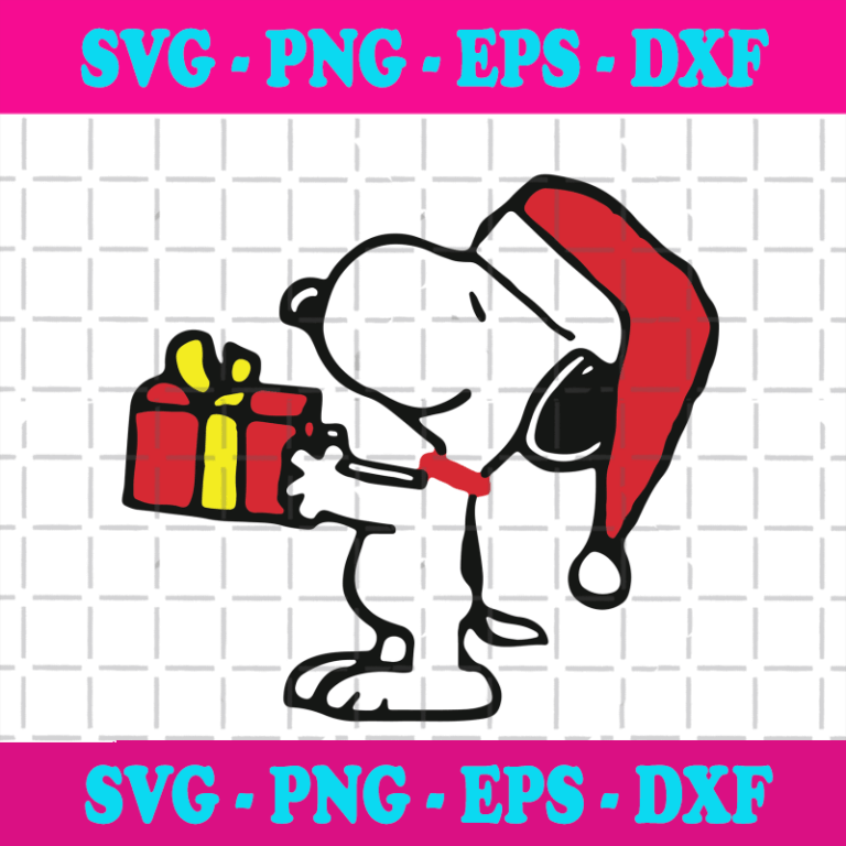 Gift from Snoopy, Christmas svg, Christmas gifts, merry christmas ...