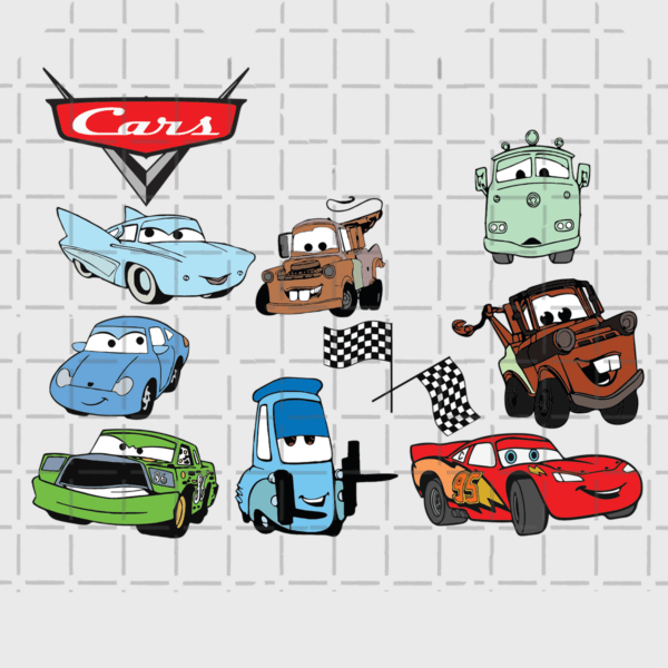 Disney Cars Bundle Svg