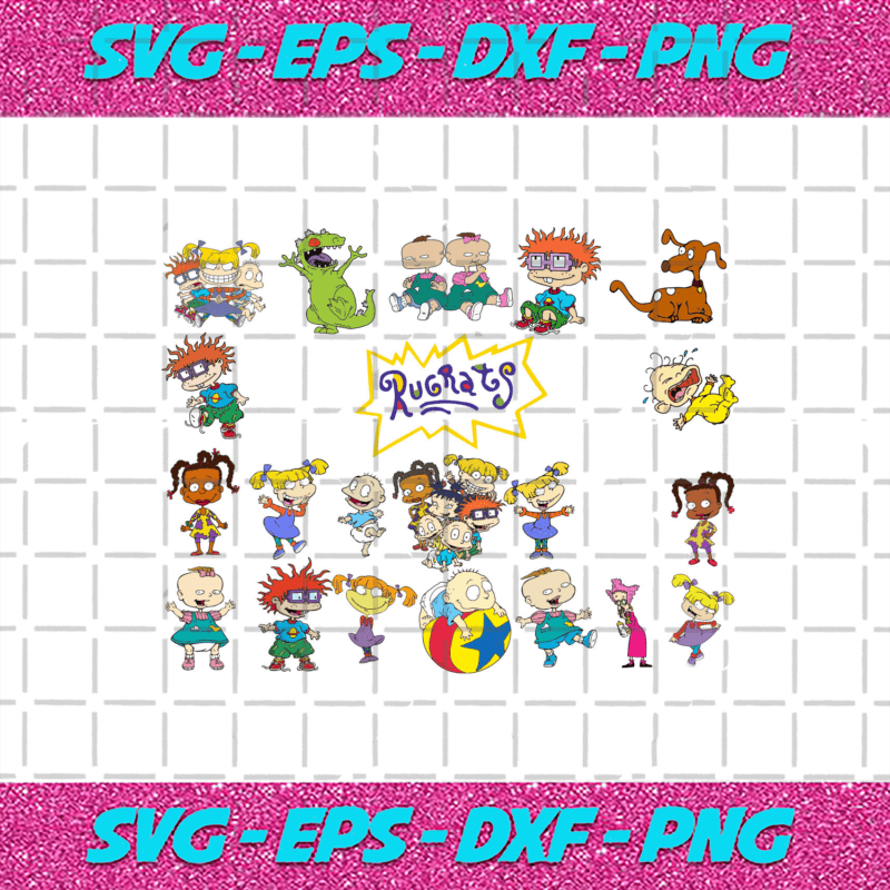 Download American Rugrats Bundle Svg, Trending Svg, Rugrats Characters Svg, Rugrats Cartoon Svg, American ...