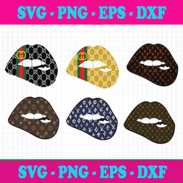 gucci lips png