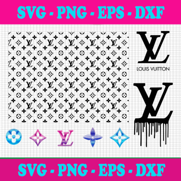 LV Logo Bundle Svg, LV Svg, LV Brand Svg, LV Logo Svg, LV Dripping Svg.jpg