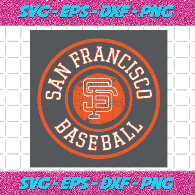 San Francisco Baseball Svg, Sport Svg, San Francisco Svg, SF Logo Svg ...