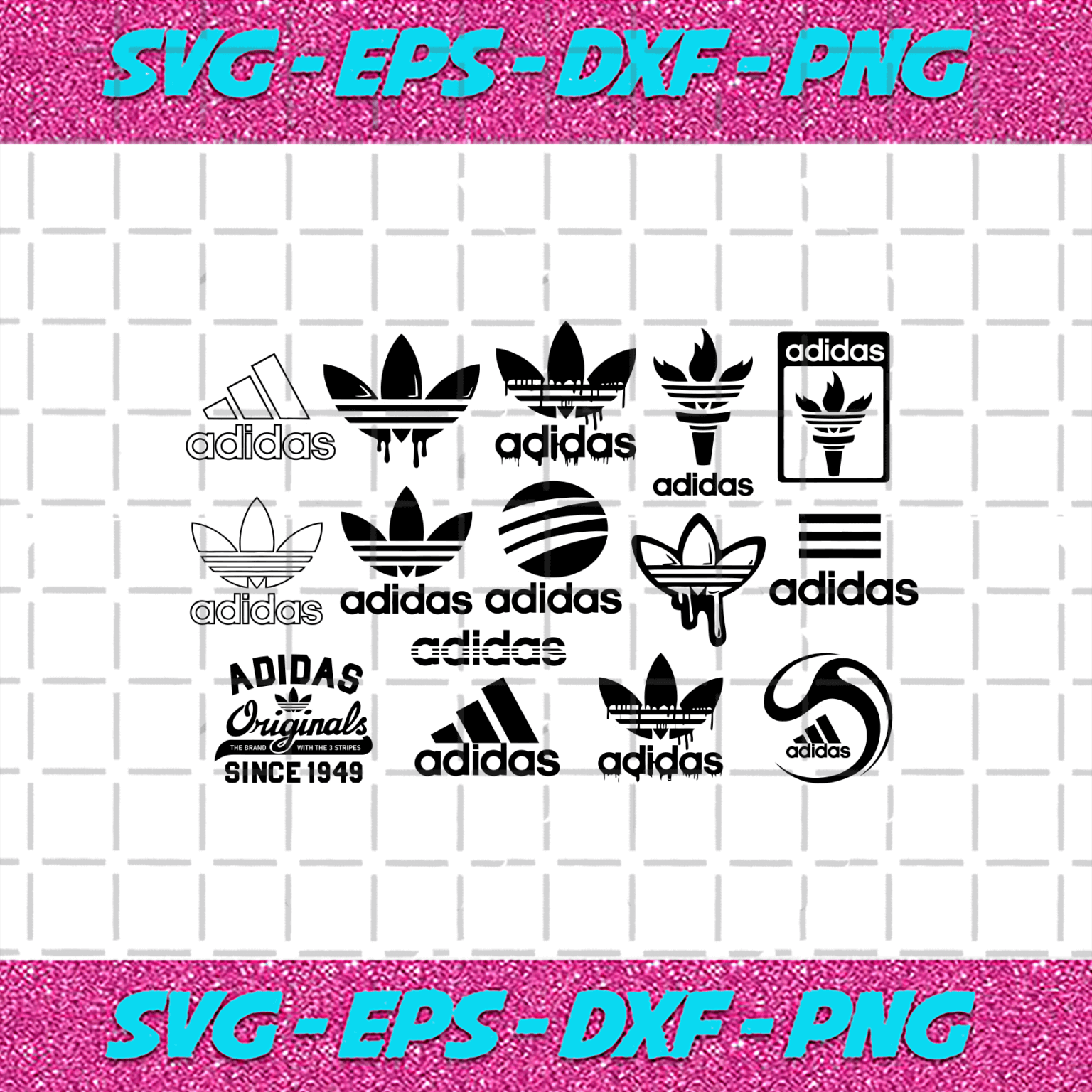 Adidas Logo Bundle Svg, Trending Svg, Adidas Svg, Adidas Logo Svg ...