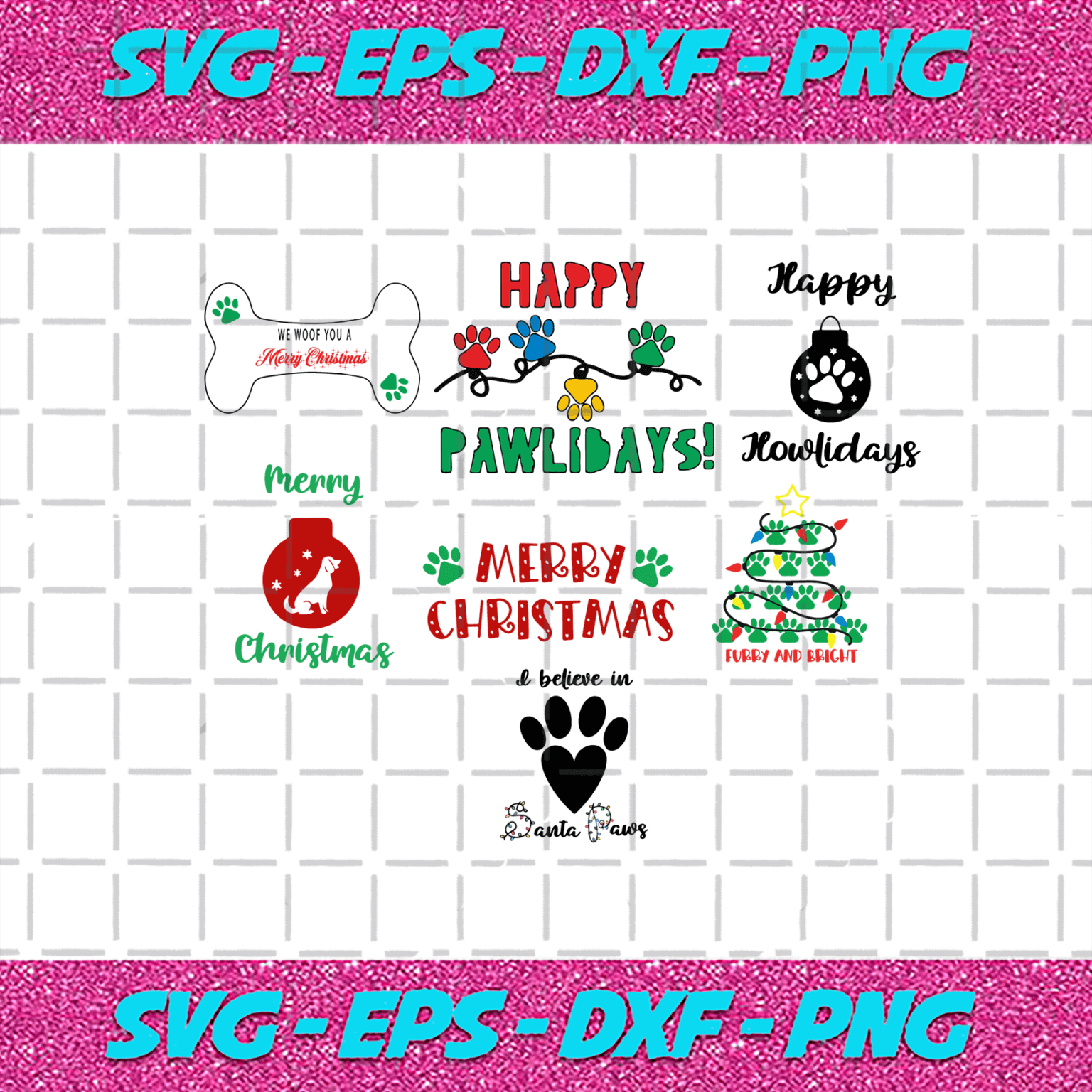 Happy Christmas Holiday Svg, Christmas Svg, Christmas Holiday Svg ...