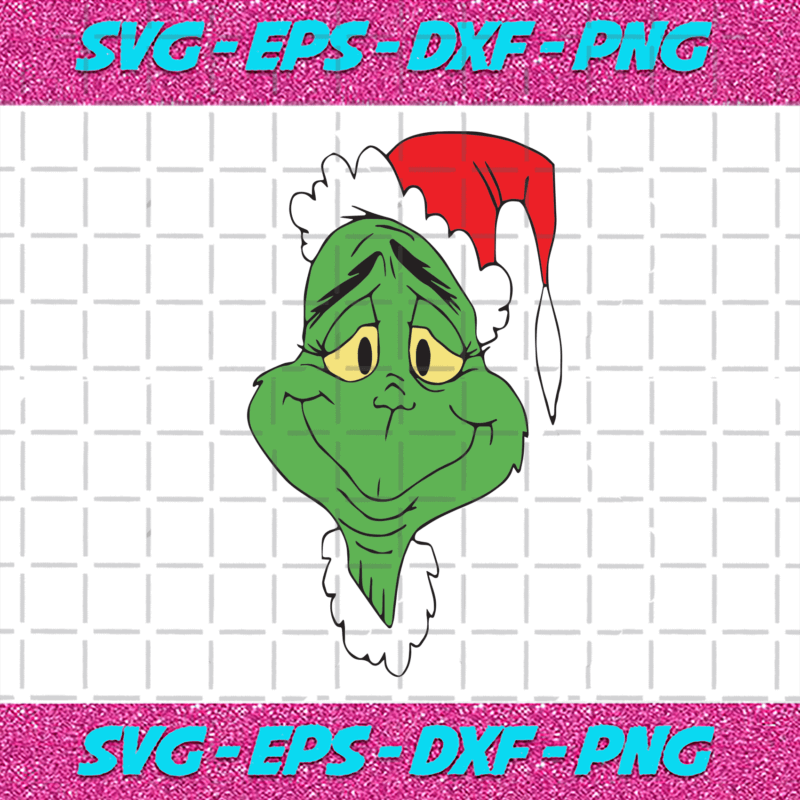 Grinch Face, Christmas Svg, Miss Grinch, Grinch Svg, Christmas Gift ...