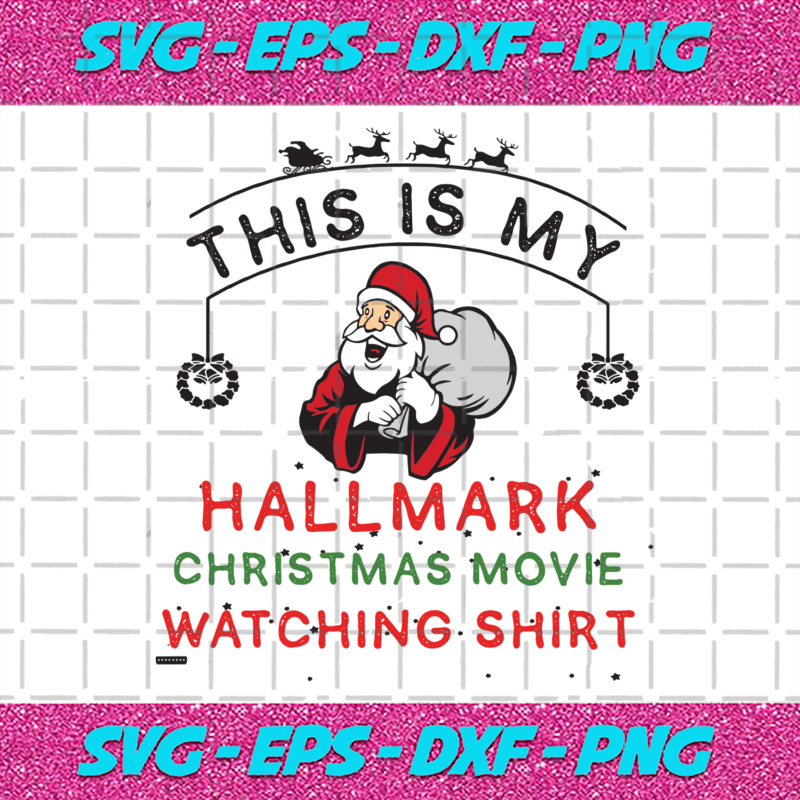 My Hallmark Movies Svg, Christmas Svg, Hallmark Svg, Christmas Wreath