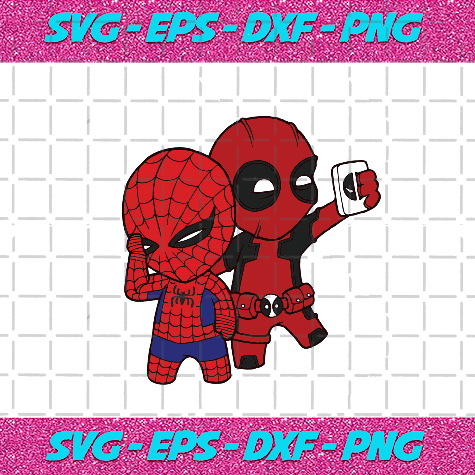 Deadpool And Spiderman Svg, Trending Svg, Deadpool Svg, Spiderman Svg ...