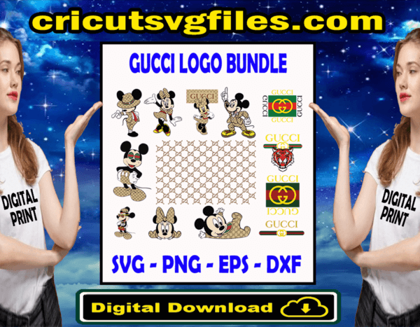 Gucci Brand Logos Svg