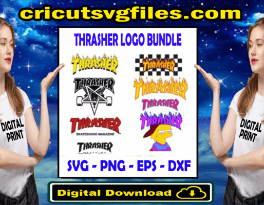 Thrasher Logo Bundle Svg