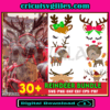 30+ Reindeer Christmas Bundle