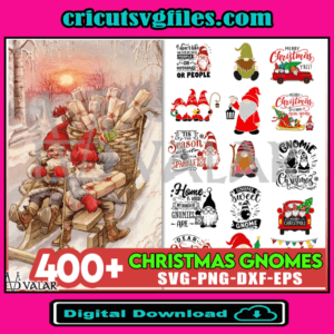 400+ GNOMES CHRISTMAS BUNDLE