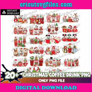 20+ Christmas Coffee Png