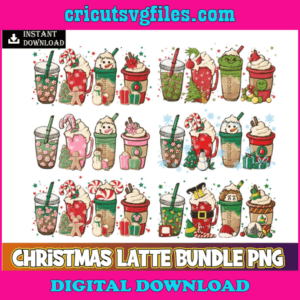 4+ Christmas Latte Bundle Png